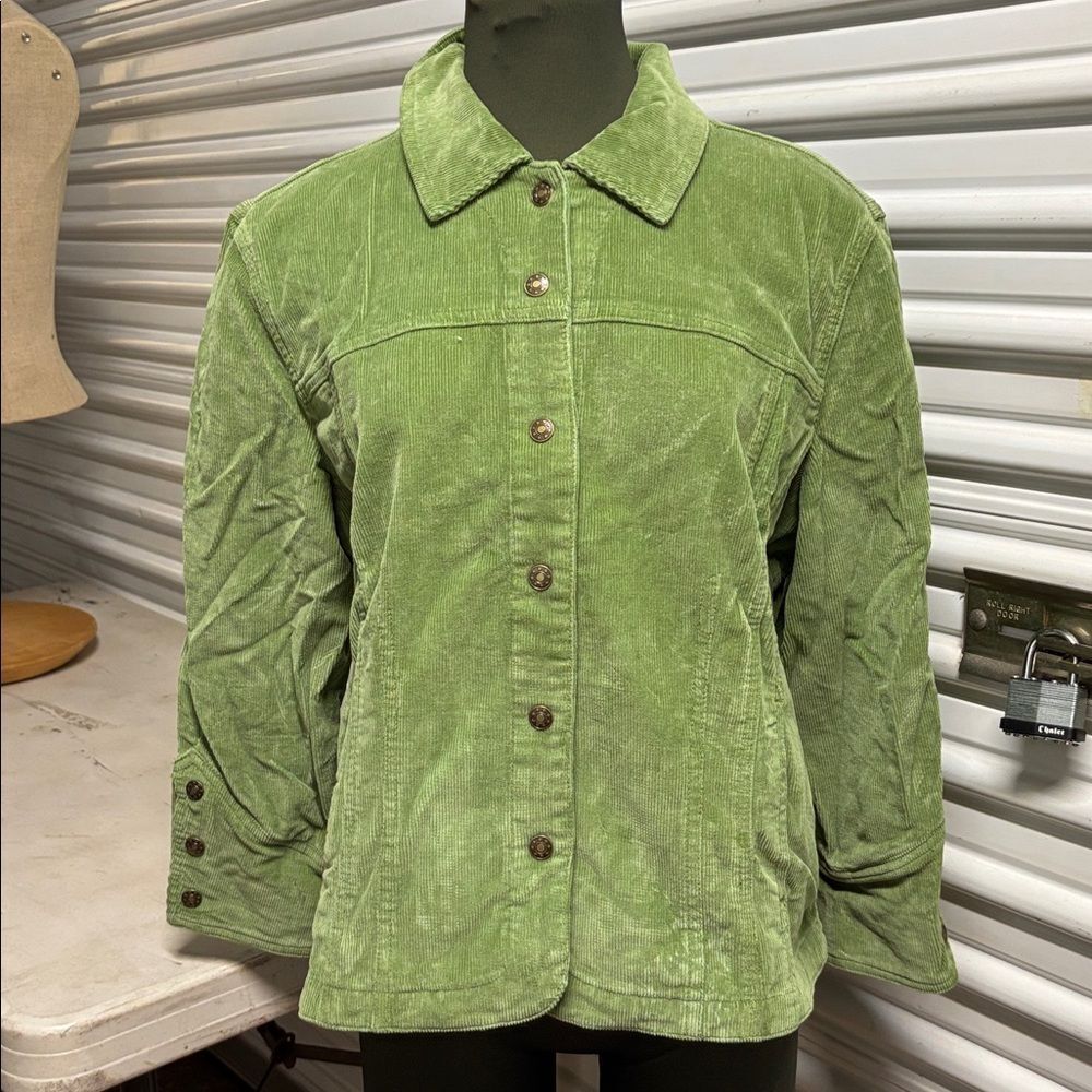 Vintage AMI Green Corduroy Jacket XL Boho